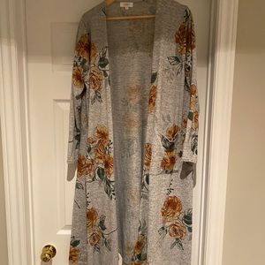 Long Duster Cardigan with Pockets